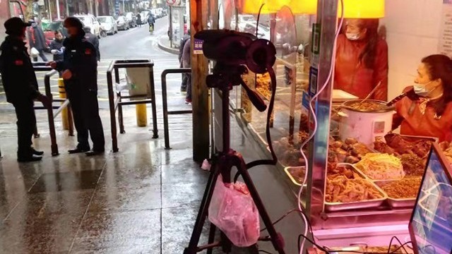 农贸市场配备热成像人体测温仪防疫，开启高科技疫情防控新模式