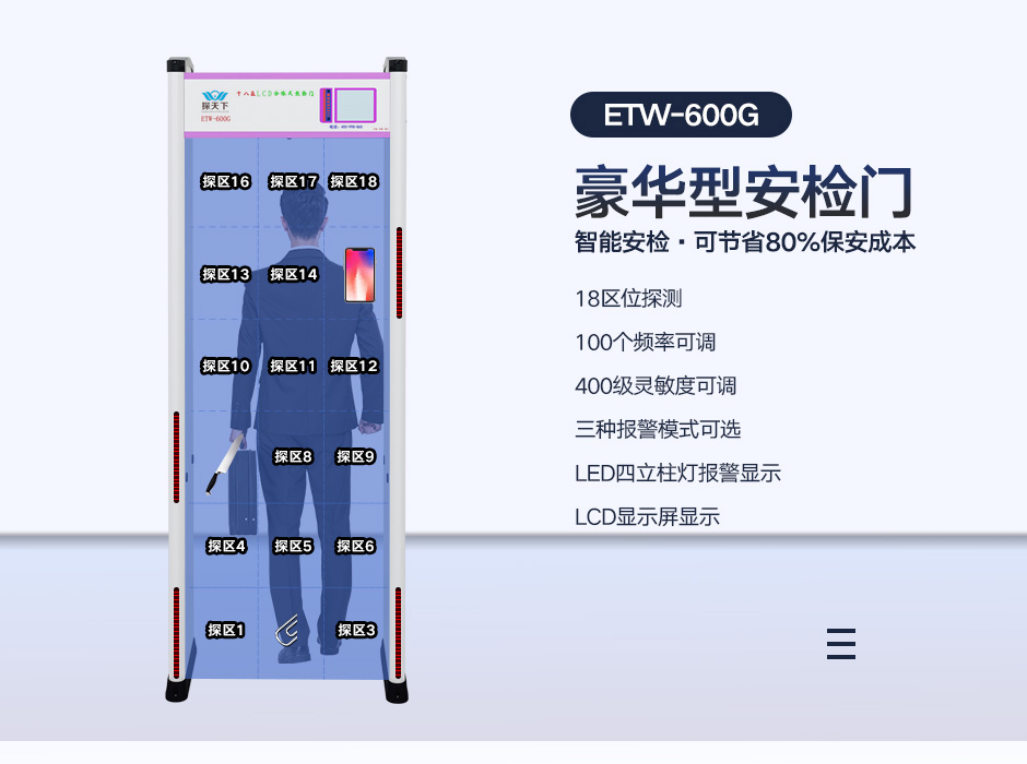 优质的高灵敏度安检门